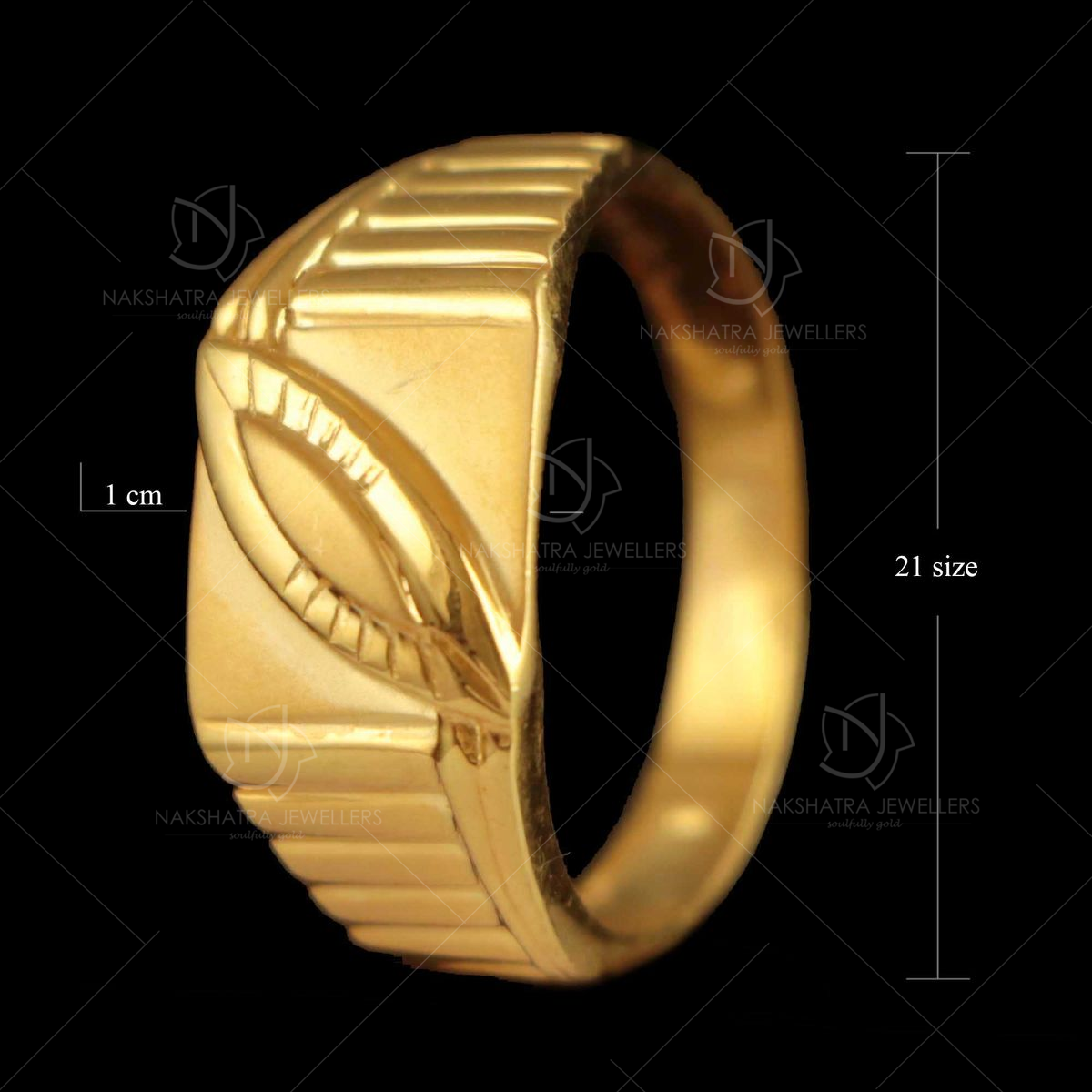 Rocker Shank Wedding Ring In Gold (3.5 Mm)