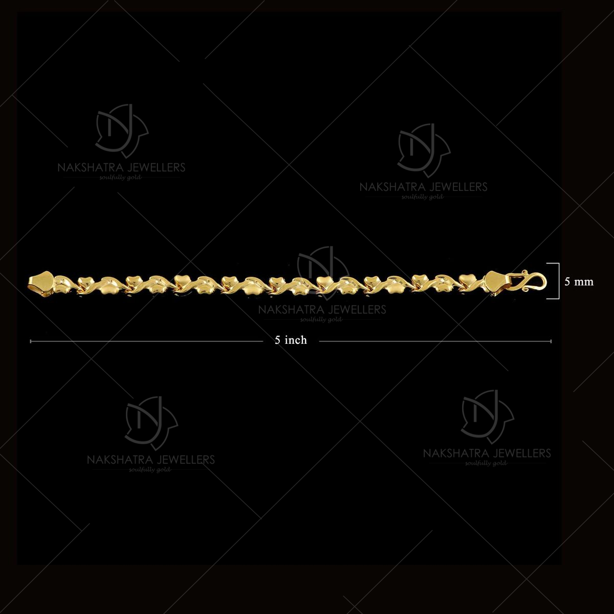 Intricate Shiny 22k Gold Baby Bracelet – Andaaz Jewelers