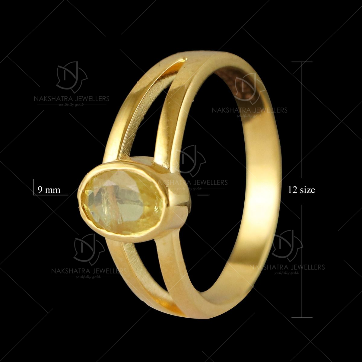 Buy PC Jeweller Wendel 22 kt Gold Ring Online At Best Price @ Tata CLiQ