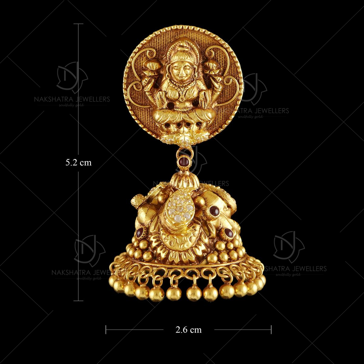 Antique Gold Peacock Jhumkis photo #GoldJewelleryAntique | Temple jewellery  earrings, Matte gold jewelry, Antique gold jewelry indian