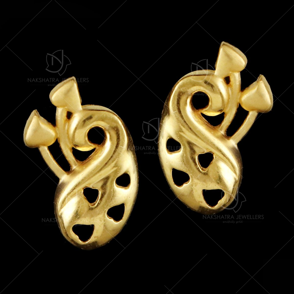 Fancy Stud Earribg Gold Earrings in Dream at Rs 13531/pair in Kolkata | ID:  21300881891