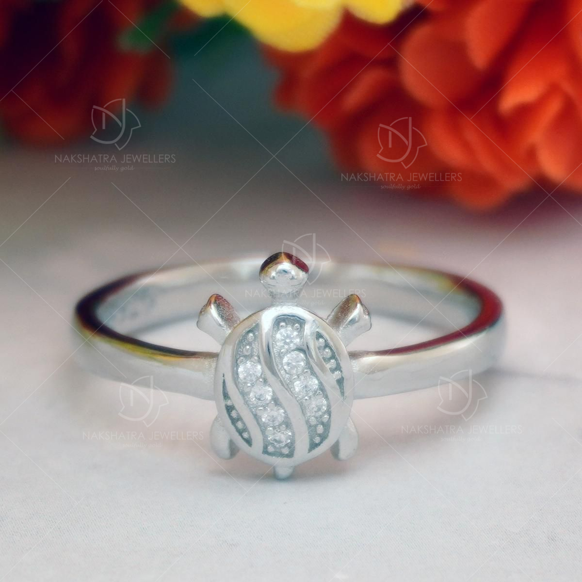 925 Sterling Silver Plain Baby Turtle Ring | eBay