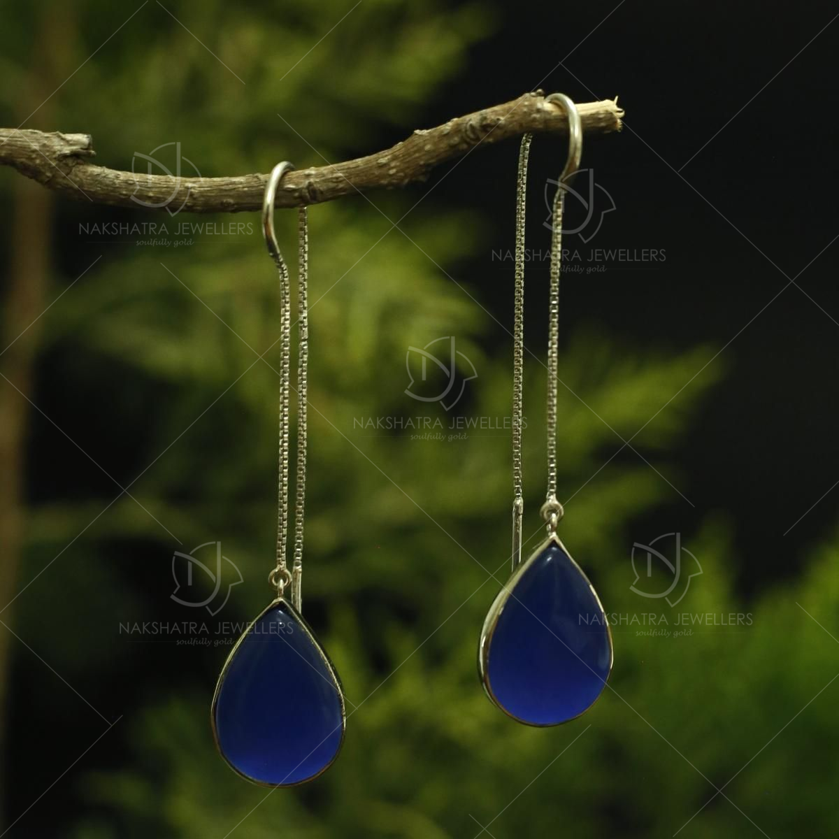 Handmade Royal Blue Earrings | Bayou Glass Arts